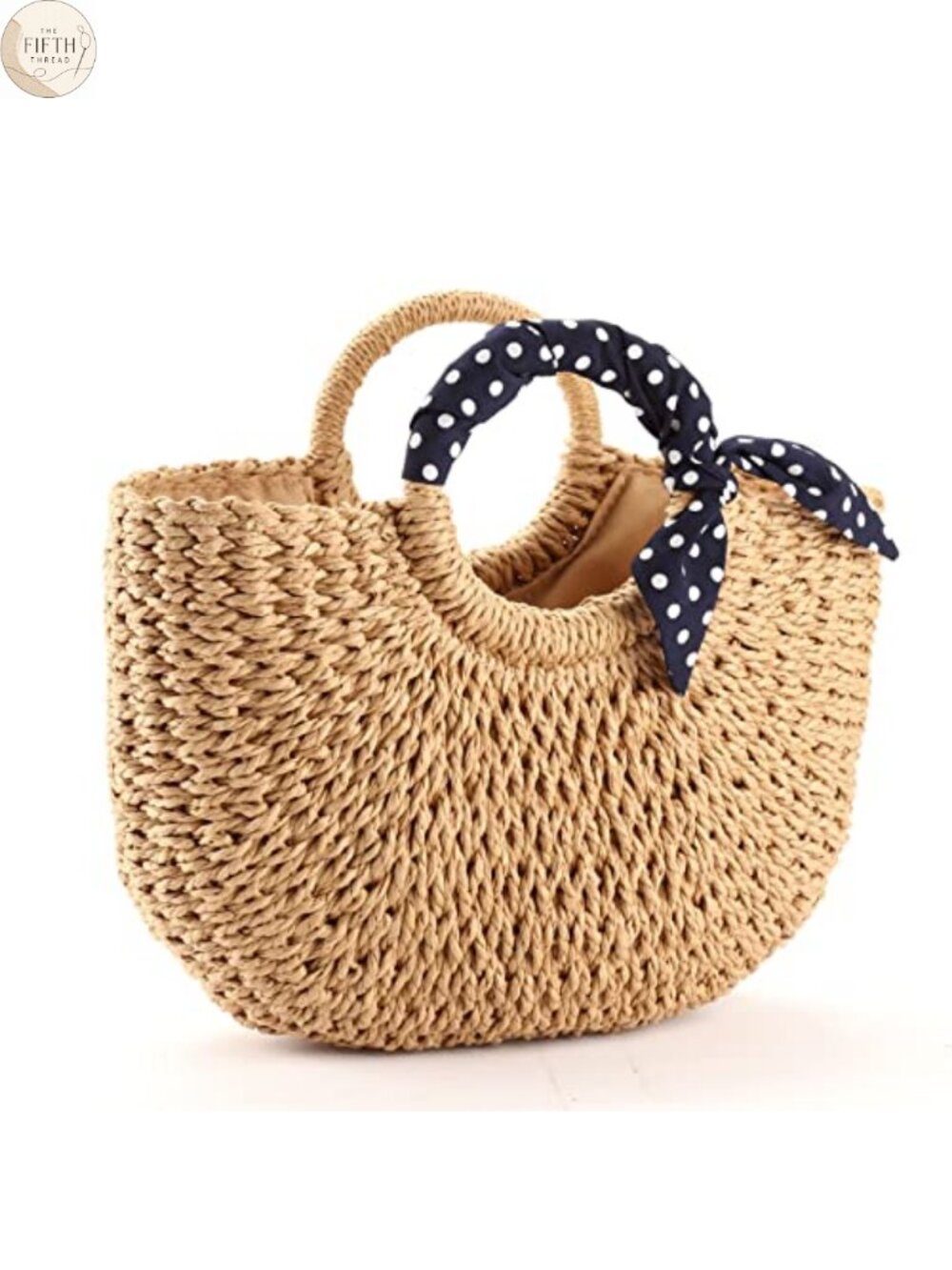 Handmade Large Straw Tote Bag Womens Handbag Summer Beach Bag